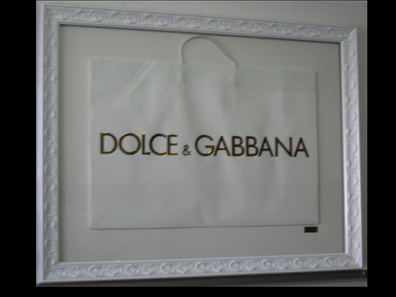 Dolce & Gabbana bag framed